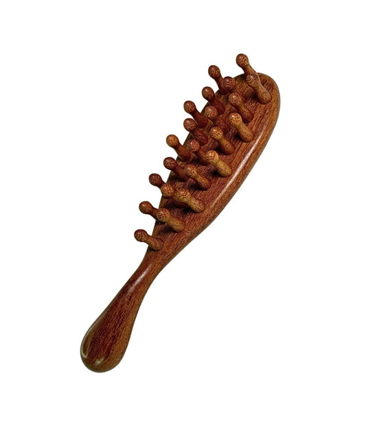 Wooden Scalp Massage Brush for Locs & Braids